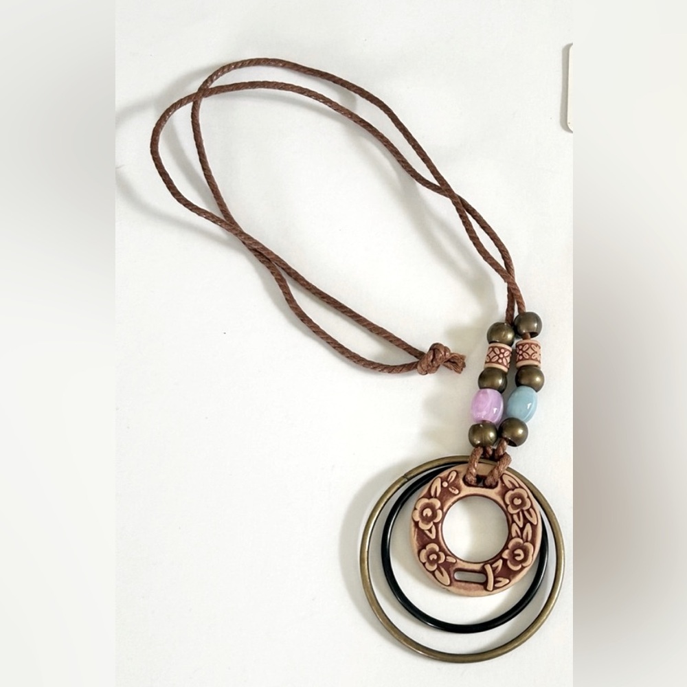 Bohemian Boho Long Necklace (NWOT)